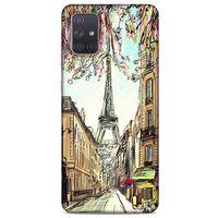 Cityx (31) Samsung Galaxy A71 Kılıf Silikon Kapak Desenli