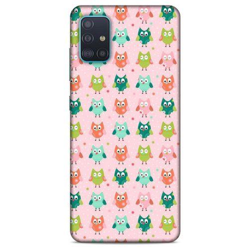 Baykuşlar (44) Desenli Silikon Kapak Telefon Kabı Samsung Galaxy A51 Kılıf