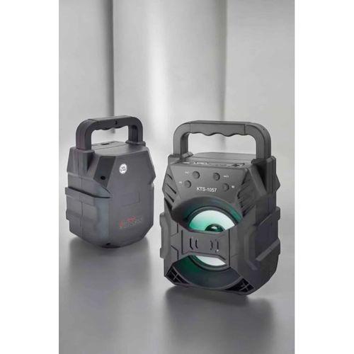 Taşınabilir Bluetooth Hoparlör Led Işıklı Uzun Pil Ömrü