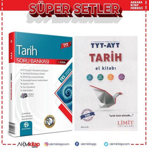 Bilgi Sarmal TYT Tarih Soru Bankası ve Limit TYT AYT Tarih El Kitabı Seti