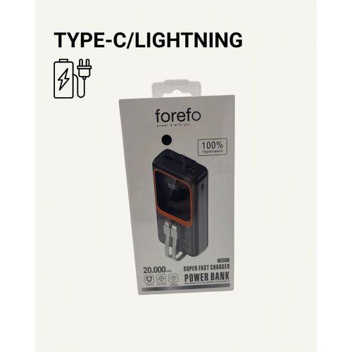 20000 Mah Powerbank | Çok Kablolu, Dijital Göstergeli, Yüksek Hızlı Şarj Cihazı