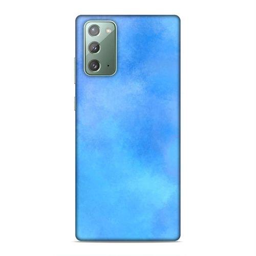 Samsung Galaxy Note 20 Kılıf Mavi Hayaller Arka Kapak Silikon Koruma Full Koruyucu