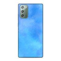 Samsung Galaxy Note 20 Kılıf Mavi Hayaller Arka Kapak Silikon Koruma Full Koruyucu