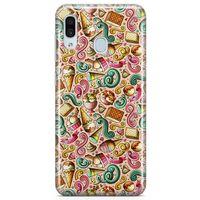 Samsung Galaxy A20 Kılıf Gelato Dondurma Arka Kapak Koruma Desenli Full Koruyucu