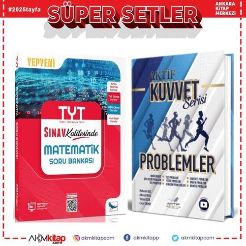 Sınav Yayınları TYT Matematik ve Aktif Ögrenme Yayınları Problemler Soru Bankası 2 Kitap Set