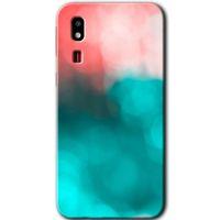 Galaxy A2 Core Kılıf HD Desen Baskılı Arka Kapak - Flu Işık + Kırılmaz Cam