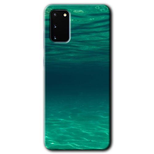 Potkal Hediye Fabrikası Samsung Galaxy S20 Kılıf HD Desen Baskılı Arka Kapak - Derin Deniz
