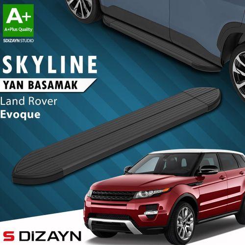 S-Dizayn Land Rover Range Rover Evoque Skyline Siyah Yan Basamak 173 Cm 2012-2017 A+ Kalite