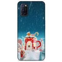 Oppo A92 Kılıf Snowix (13) Silikon Kap Kırmızı