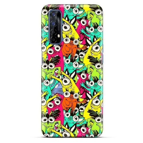 Graffitix (38) Desenli Silikon Kapak Oppo Realme 7 Kılıf