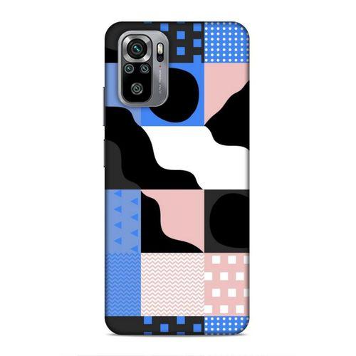 Xiaomi Redmi Note 10 Uyumlu Kılıf Insomnia (44) Tough Armor Kılıf Mavi Siyah