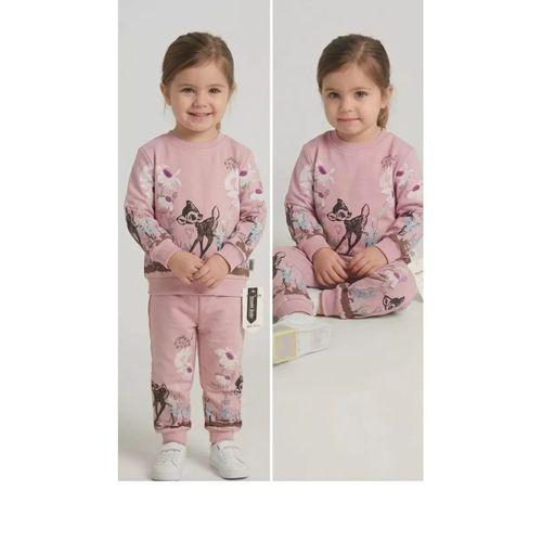 2-3-4-5 Yaş Ceylan Baskılı Penye Çocuk Takımı