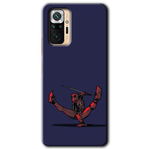 Xiaomi Redmi Note 10 Pro Kılıf Baskılı Arka Kapak - DeadPool 3 +Tam Ekran Koruyucu