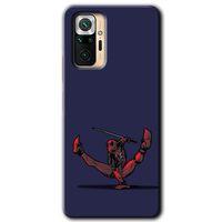 Xiaomi Redmi Note 10 Pro Kılıf Baskılı Arka Kapak - DeadPool 3 +Tam Ekran Koruyucu
