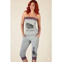 Leopar Desenli Straplez Takım