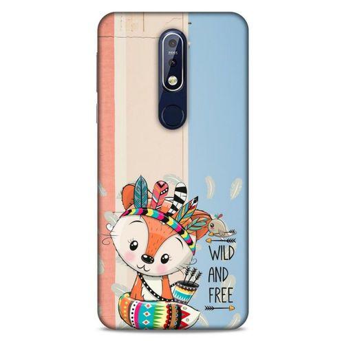 Animax Kızılderili Tilki Nokia 7.1 Kılıf Desenli Silikon