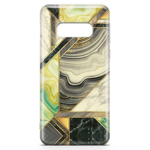 Samsung Galaxy S10e Kılıf Vintage Mermer Arka Kapak Koruma Desenli Full Koruyucu