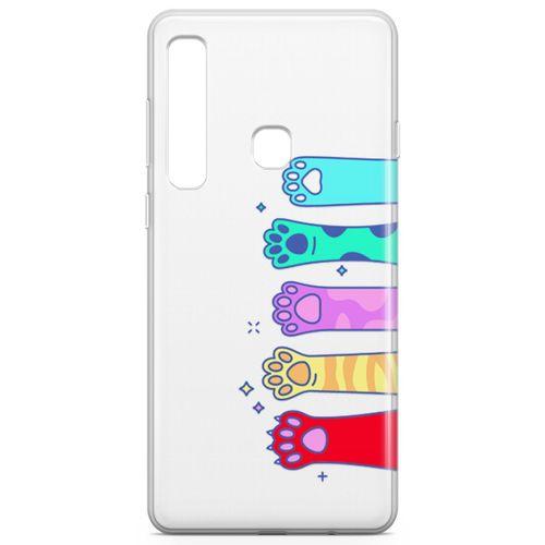 Samsung Galaxy A9 2018 Kılıf Renkli Patiler Arka Kapak Koruma Desenli Full Koruyucu