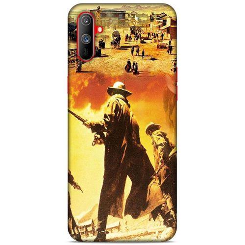 Lopard Realme C3 Uyumlu Kılıf IMDB Film (46) Core Armor Kılıf Bir Zamanlar Batı'da