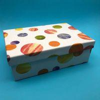 Puantiye Desenli Hediye Kutusu