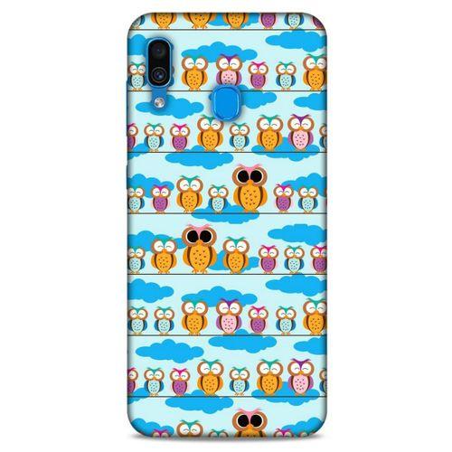 Baykuşlar (33) Desenli Silikon Kapak Telefon Kabı Samsung Galaxy A30 Kılıf