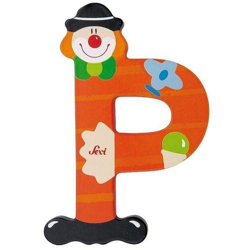 Eğitici Oyuncak Palyanço Ahşap Harf P