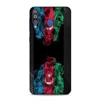 Samsung Galaxy M30 Uyumlu Kılıf Azarbaijan (5) Koruma Kabı Azeri Bayrak İllustre
