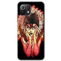 Xiaomi Mi 11 Lite Kılıf HD Desen Baskılı Arka Kapak - Kurt Kız