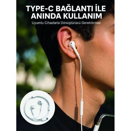 Type C Kablolu Kulak İçi Kulaklık Net Ses Ve Güçlü Bas Deneyimi Yeni Nesil