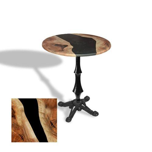 Dockers Çipa 1012 Döküm Ayak Yuvarlak Masa Çap 80cm - (Werzalit, Wermodin ve Allzalit Tabla) - Epoxy