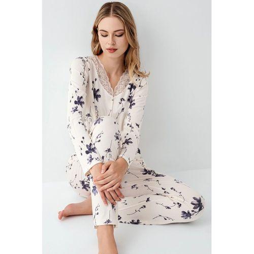 Arnetta 3410-s Kadın Uzun Kol Pijama Takım