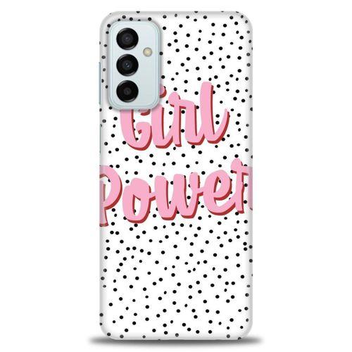 Samsung Galaxy M13 Kılıf HD Baskılı Kılıf - Girl Power + Tam Ekran Koruyucu