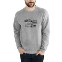 Wv Golf Baskılı Gri Erkek Sweatshirt