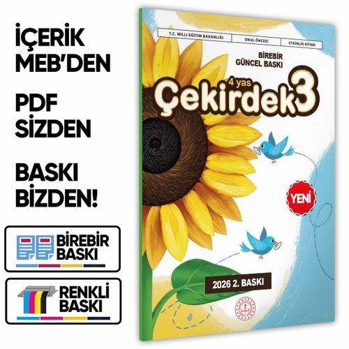 2026 4 Yaş Okul Öncesi MEB Etkinlik Kitabı Çekirdek 3 Eğlenceli ve Öğretici Aktiviteler BASKI ÜCRETİ