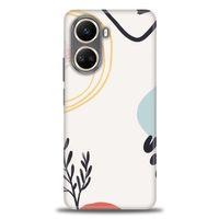 Tecno Camon 19 Pro Kılıf HD Baskılı Kılıf - Siyah Dal + Tam Ekran Koruyucu