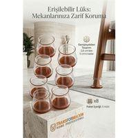 Silent Keçe Tabanlı Şeffaf Sandalye Ayak Koruyucu 8'li Set 723000