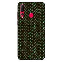 Huawei P Smart Z Kılıf Dragons (3) Kapak Ejderha Cilt Yeşil