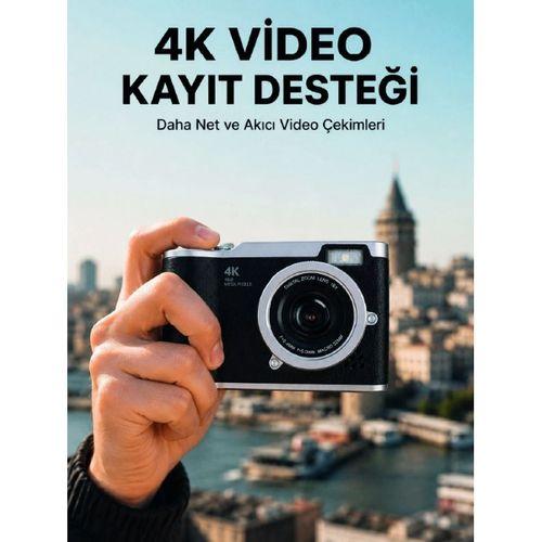 48 Mp Dijital Kamera 4k Video Çekim Özellikli Kompakt Tasarım