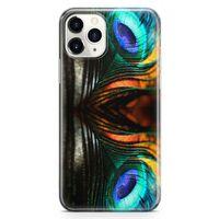 Apple iPhone 11 Pro Kılıf Peacock Arka Kapak Koruma Desenli Full Koruyucu
