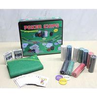 Metal Kutulu 500 Chip Ve 2 Adet İskambil  Kağit Setine Sahip Poker Oyunu Alk3540