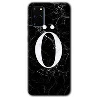 Galaxy S20 Plus Kılıf HD Desen Baskılı Arka Kapak - Siyah Mermer Desenli Ö Harfi + Kırılmaz Cam