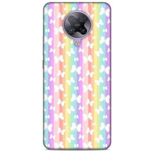 Xiaomi Poco F2 Pro Kılıf Kelebek Etkisi (11) Tam Koruma Su Yeşili
