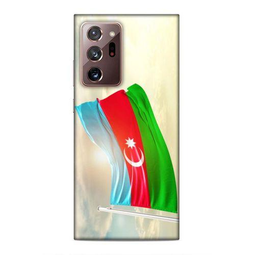 Samsung Galaxy Note 20 Ultra Uyumlu Kılıf Azarbaijan (7) Telefon Kılıfı Gökyüzü Bayrak