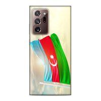 Samsung Galaxy Note 20 Ultra Uyumlu Kılıf Azarbaijan (7) Telefon Kılıfı Gökyüzü Bayrak