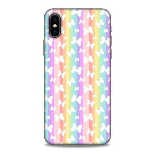 Apple Iphone X Kılıf Kelebek Etkisi (11) Tam Koruma Su Yeşili