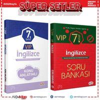 Editör Yayınları 7.Sınıf VİP İngilizce Konu ve Soru Bankası Seti 2 Kitap