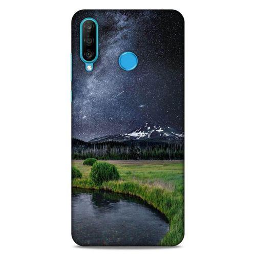 Lopard Huawei P30 Lite Uyumlu Kılıf Gece'S (44) Tough Armor Kılıf Siyah Gece