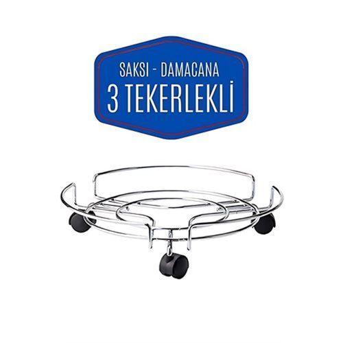 Tekerlekli Saksı Tüp Damacana Altlığı - Taşıyıcı Mutfak Tüpü Taşıyıcı 423534