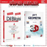 3D AYT Geometri ve AKM Dil Bilgisi Soru Bankası Seti 2 Kitap