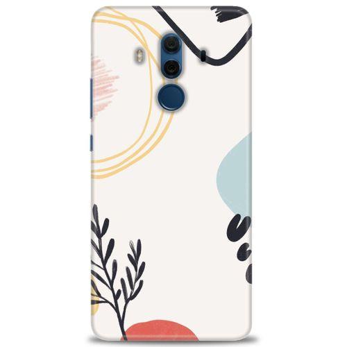 Huawei Mate 10 Pro Kılıf HD Baskılı Kılıf - Siyah Dal + Tam Ekran Koruyucu